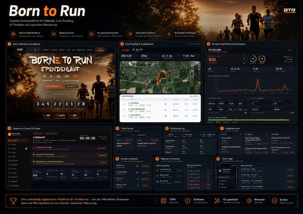 Born to Run — Branchen-Plattform